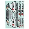 Mugen Seiki MBX7T Decal Sheet -Mugen Seiki shop muge1050