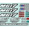 Mugen Seiki MGT7 / MGT7E Decal Sheet -Mugen Seiki shop muge1059