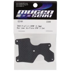 Mugen Seiki MBX8R 1.2mm Graphite Rear Lower Suspension Arm Plates -Mugen Seiki shop muge2181 1