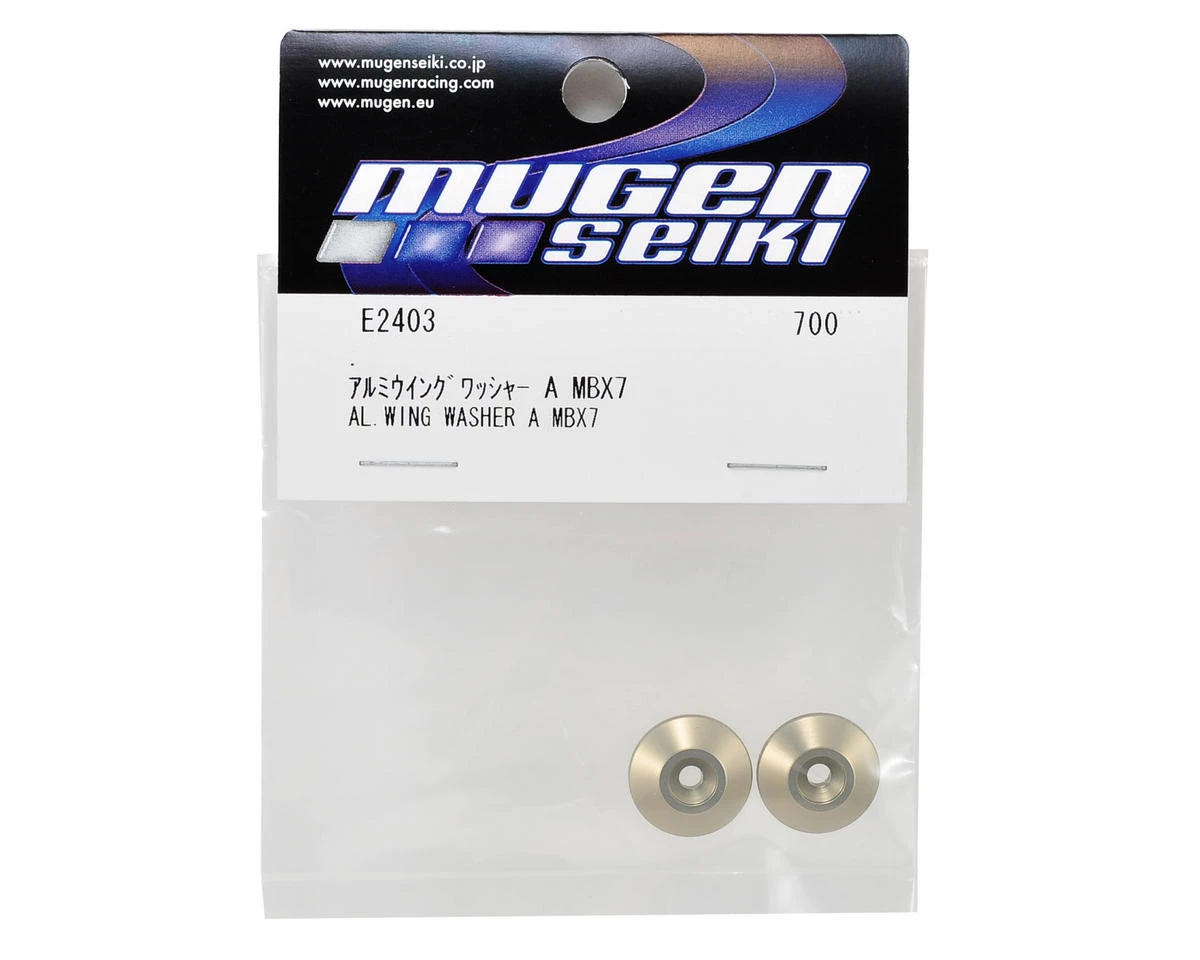 Mugen Seiki MBX7 Aluminum "A" Center Position Wing Washer (2) 4 Mugen Seiki MBX7 Aluminum "A" Center Position Wing Washer (2) - Image 2