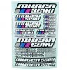 Mugen Seiki Large Decal Sheet -Mugen Seiki shop mugp0402