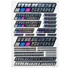 Mugen Seiki Large Decal Sheet (Chrome) -Mugen Seiki shop mugp0403