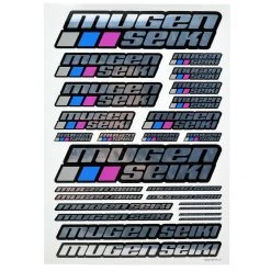 Mugen Seiki Large Decal Sheet (Chrome)